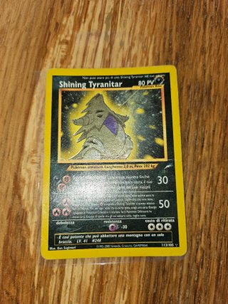 Carta Pokemon Shining Tyranitar 80 PV #248