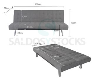 Sofá Cama Click Clack Negro