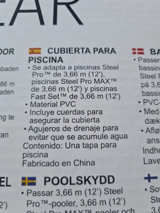 Funda protectora piscina Bestway Flowclear