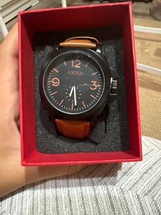 Reloj GOLDLIS Negro y Marrón