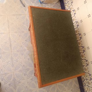 Caseta madera perro + comedero