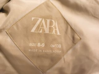Parka niña beige 8-9 años