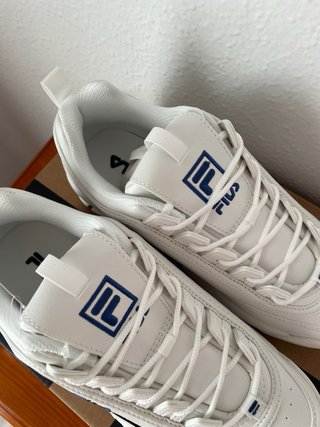 Zapatillas Fila Disruptor Talla 39 Blancas y Azul