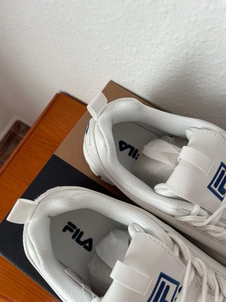 Zapatillas Fila Disruptor Talla 39 Blancas y Azul