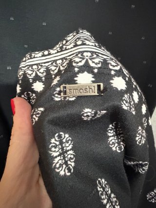 Vestido Smash Talla S Manga Corta Estampado étnico