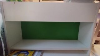 Escritorio blanco Micke + Estante