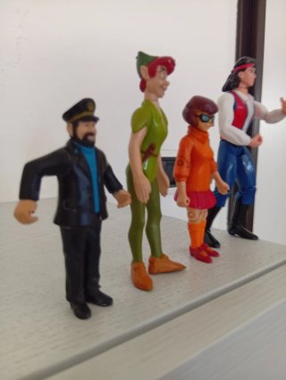 Set 4 Action Figure Personaggi