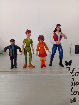 Set 4 Action Figure Personaggi