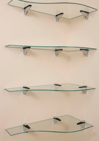 Baldas Cristal Rinconera con Soportes