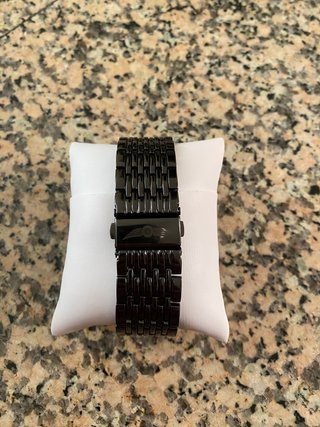 Reloj Gianello Negro y Plateado