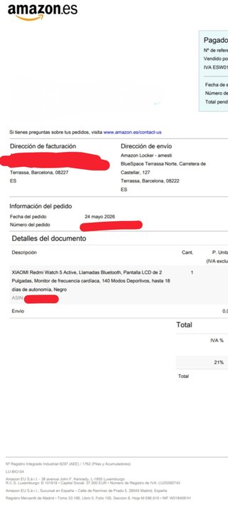 Xiaomi Redmi Watch 5 Active Negro