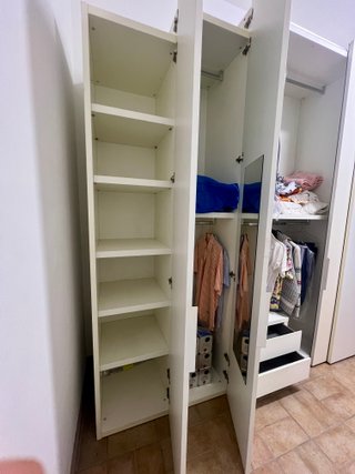 Maxi Armadio Legno Bianco Spaziosissimo