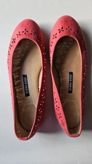 Bailarinas Sfera Rojas Rosadas Talla 37
