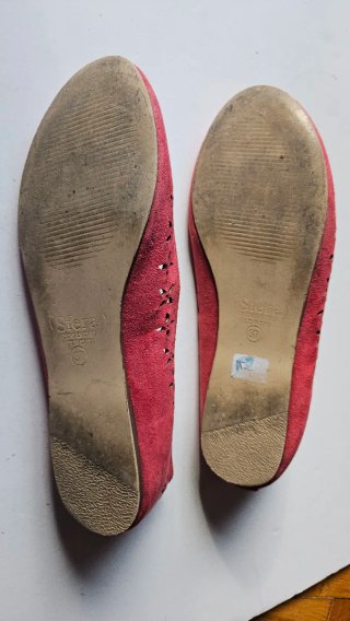 Bailarinas Sfera Rojas Rosadas Talla 37