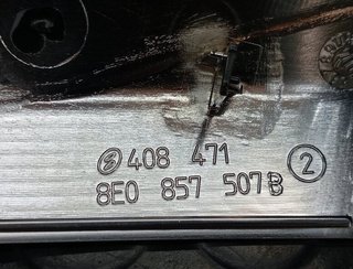 Carcasa retrovisor izq audi 8e0857507b a4 97166