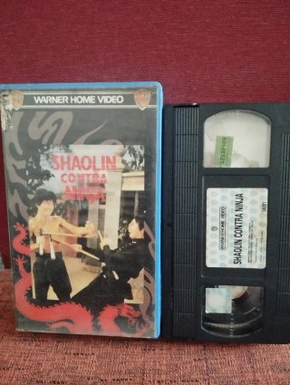 VHS Shaolin Contra Ninja Edición Videoclub