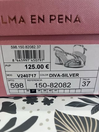 Sandalias Alma en Pena Joya Plata
