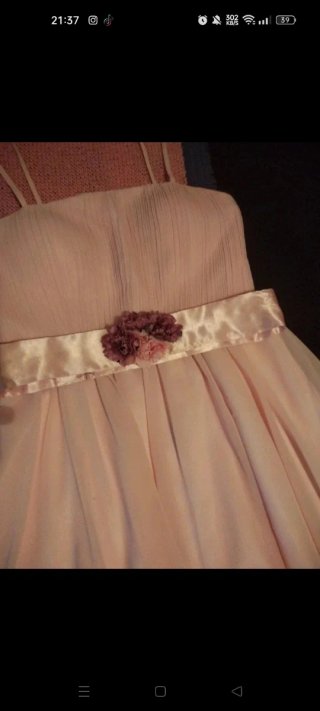 Vestido de ceremonia rosa