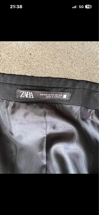 Traje negro formal