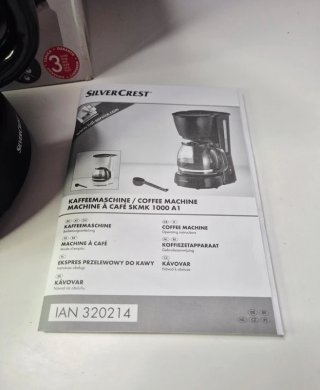 Cafetera SilverCrest 1000W Nueva
