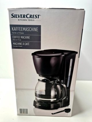 Cafetera SilverCrest 1000W Nueva