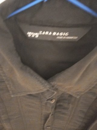 Camisa Zara Negra Talla M