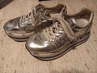 Zapatillas Premiata Plata Talla 37
