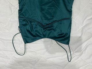Vestido verde graduación