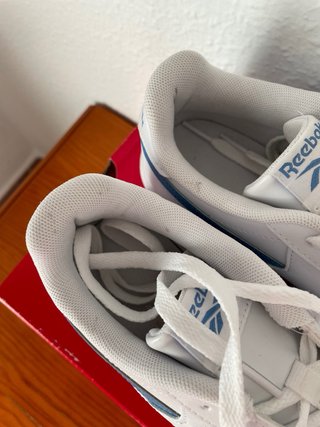 Reebok Blancas Azul Talla 36 Nuevas