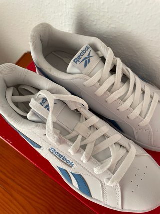 Reebok Blancas Azul Talla 36 Nuevas