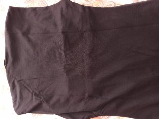 Body Zara escote cuadrado negro