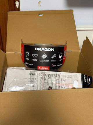 Casco LS2 FF807 Dragon Carbon Negro Mate talla S