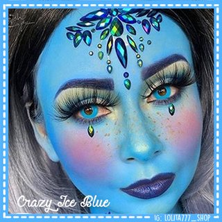 NUEVAS Lentillas Crazy Ice Blue Lolita 777