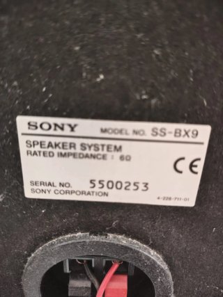 Altavoces Sony Twin Woofer Plata