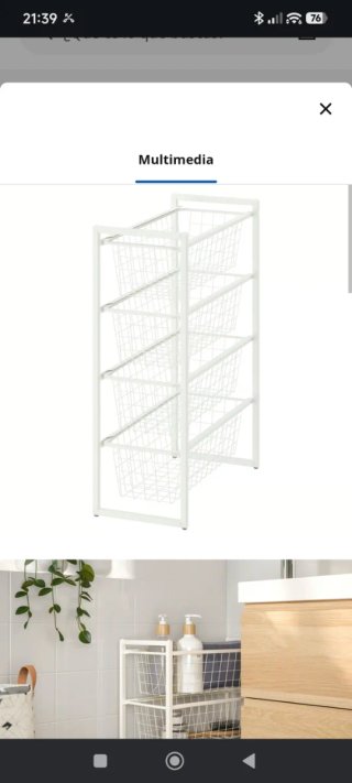 Estantería Jonaxel Ikea Blanca Nuevo