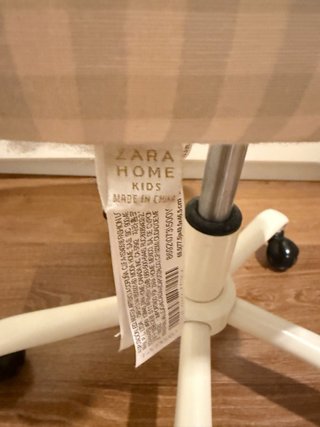 Silla de escritorio infantil a cuadros