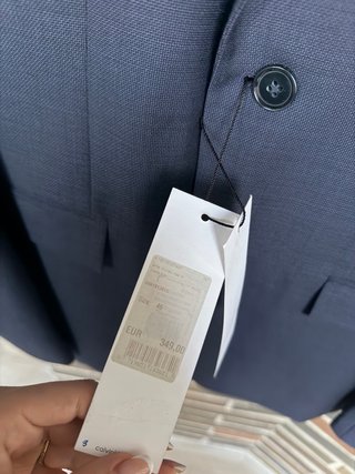 Traje Calvin Klein Azul Completo