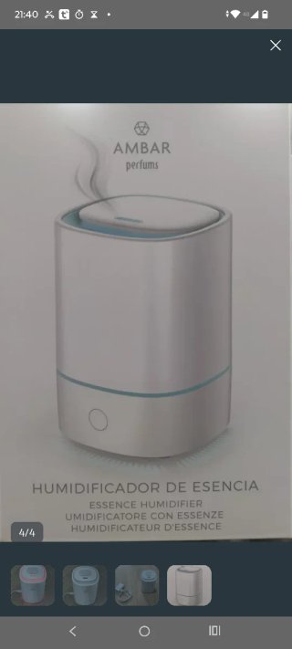 Humidificador Ambar Esencia