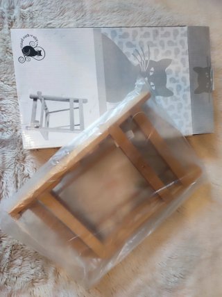 Suporte de Livros em Bambu