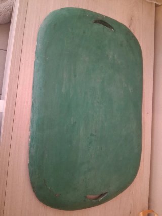 Vassoio vintage legno artigianato indonesiano