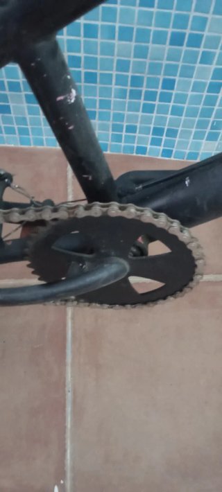 Bicicleta BMX Bonward Negra - lista para rodar