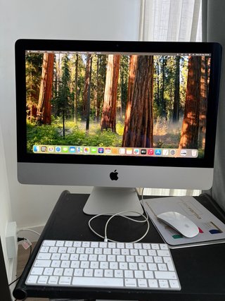 iMac Apple Plata y Negro
