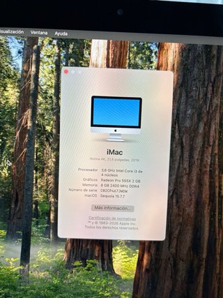 iMac Apple Plata y Negro