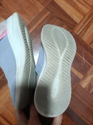 Deportivas Skechers Gris y Rosa