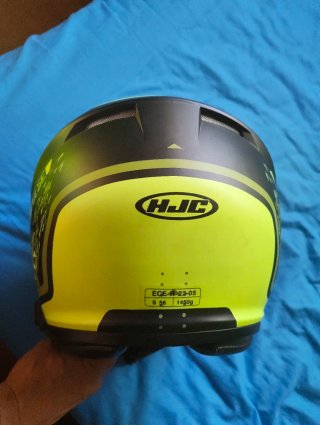 Casco Moto HJC Street Design Amarillo