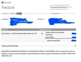 Xbox Series X Edición Especial Galaxy Black 2TB