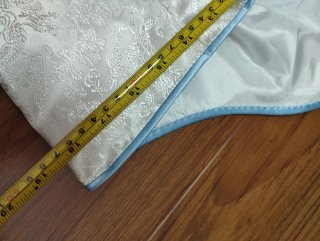 Vestido kimono blanco seda