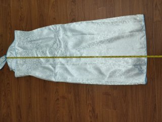 Vestido kimono blanco seda