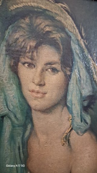 Cuadro Mujer con Cesta de Frutas Francisco Ribera