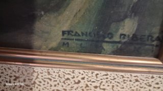Cuadro Mujer con Cesta de Frutas Francisco Ribera
